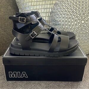 MIA Gladiator Sandals - Black